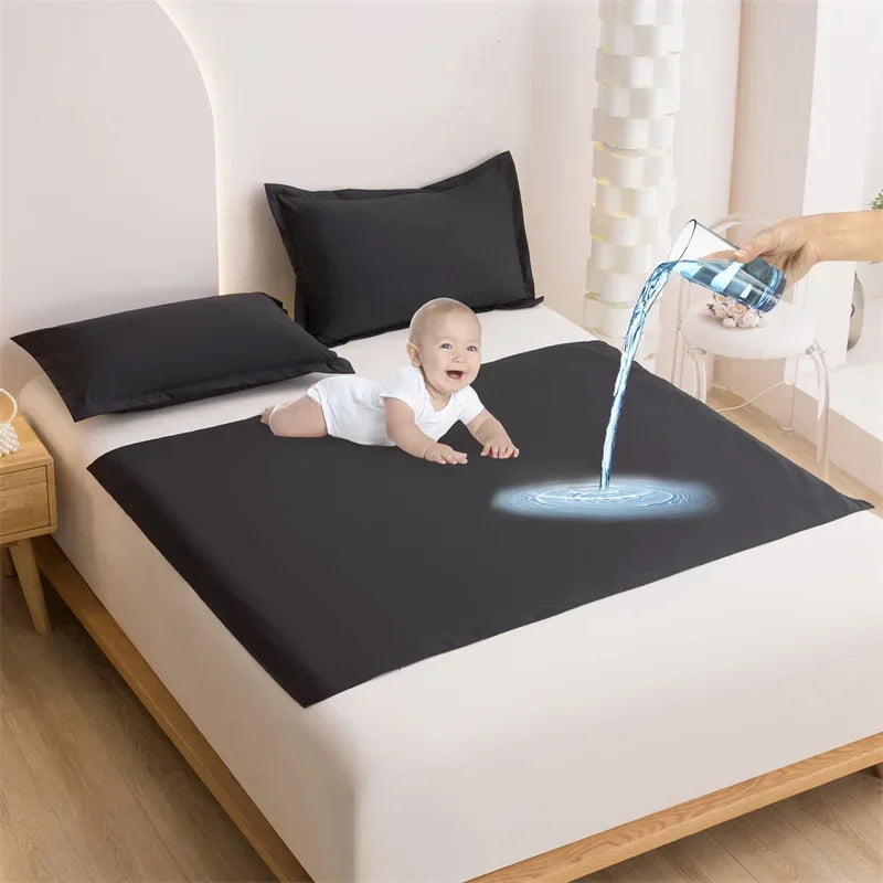 Waterproof Cloth Washable Diapering Mat for Baby or Old People Changing Pads Bed Protector Bedding Urine Pads Breathable