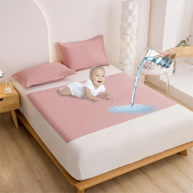 Waterproof Cloth Washable Diapering Mat for Baby or Old People Changing Pads Bed Protector Bedding Urine Pads Breathable